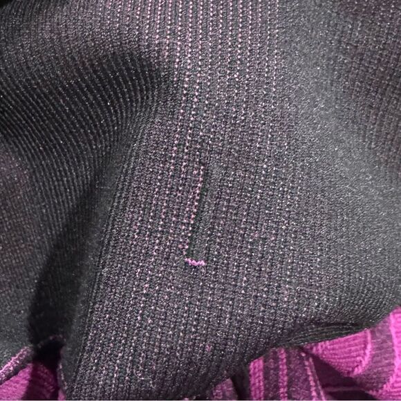 Lululemon Ebb to Street Pant Heathered Regal Plum ZigZag Leggings Womens 4 - Picture 3 of 5